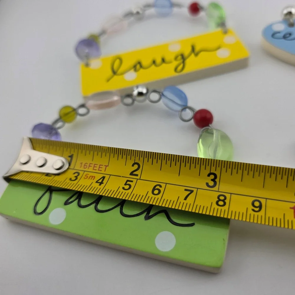 Sandra Magsamen Mini‎ Wall Sign Decor Lot Faith Laugh Celebrate Life